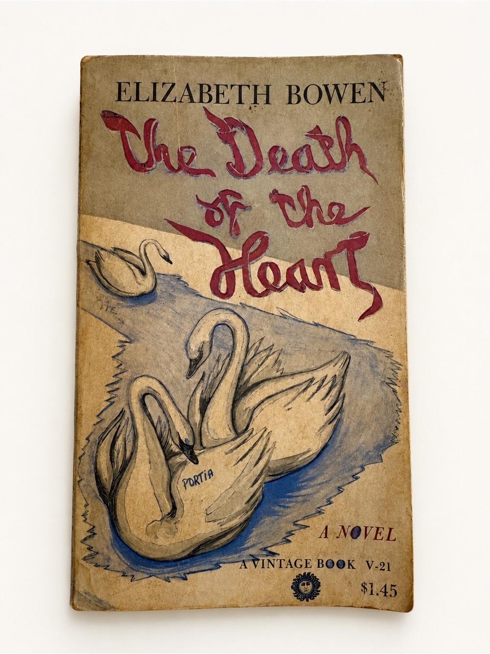 1939 Elizabeth Bowen Death of the Heart Vintage Books V-21 PB (62)